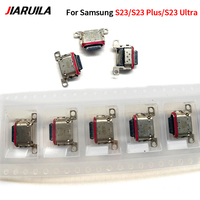 Pièces de Réparation de Téléphone Portable Connecteur de Charge Port de Chargement pour Samsung S24 S23 Ultra Plus A55 A54 A33 A52S A73 A14 Broche de Chargeur