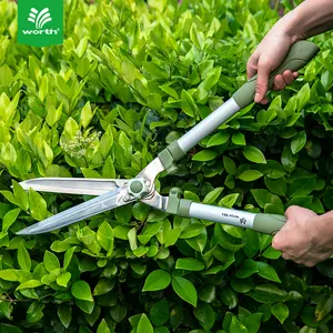 Сверхмощный инструмент для обрезки из нержавеющей стали с длинной ручкой садовый ножницы для изгороди