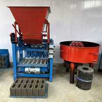 Machine à fabriquer des blocs creux de type Hop, moteur électrique domestique 220V/380V, machine à fabriquer des briques en ciment et en béton