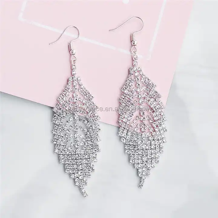 vintage enamel flower dangle earrings women| Alibaba.com