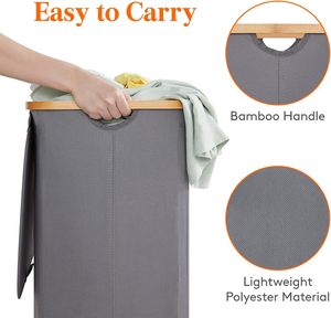 Grands bacs de rangement modernes en tissu organisateurs pliables pour vêtements sales jouets <span class=keywords><strong>panier</strong></span> <span class=keywords><strong>à</strong></span> <span class=keywords><strong>linge</strong></span> paniers de rangement - Product Image 2