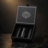 Boîte en papier rigide à rabat magnétique, boîte d'emballage de luxe pour flacon d'ampoule, flacon de sérum, boîte personnalisée imprimée pour soins de la peau, cosmétiques, boîte cadeau