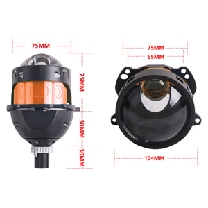 โรงงานขายส่ง รับผลิตตามสั่ง เลนส์เลเซอร์ 3 นิ้ว K5 77w 5500k สว่างพิเศษ โปรเจคเตอร์เลนส์เลเซอร์แบบ Bi-LED สำหรับรถยนต์ ใช้ได้กับรถยนต์ทั่วไป - Product Image 6