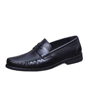 Chaussures en cuir Goodyear pour hommes Mapi, édition coréenne, en cuir véritable, semelle artisanale, bout rond, modèle une pièce, pour affaires et occasions formelles - Product Image 6