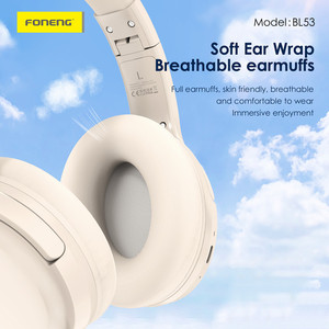 หูฟังไร้สาย Foneng BL53 สำหรับเล่นกีฬา รุ่น 5.3 แบบครอบหู สเตอริโอ พับได้ พร้อมไมโครโฟน รองรับการ์ดหน่วยความจำ สำหรับ Android - Product Image 5