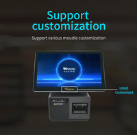 Terminal de Pantalla Táctil Todo en Uno Más Popular, Sistema de Punto de Venta con Software para Sistema de Venta Minorista