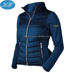 Custom Luxurious Equestrian Clothing With Eco Filling Light Weight Winter Active Performance Horse Riding Jacket