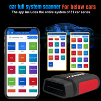 Sistema total automotriz Diagnóstico ABS Airbag Pastillas de freno Escáner de diagnóstico multifunción