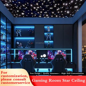 Bầu trời đầy sao sợi quang ánh sáng Trần cho nhà phòng khách phòng ngủ rạp hát tại nhà Izakaya nhà hàng trang trí nội thất dẫn nguồn nhựa cơ thể - Product Image 4