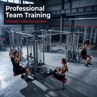 Machine d'entraînement de force commerciale multifonction intégrée à 16 stations pour un entraînement complet du corps, équipement de gym pour l'entraînement en salle