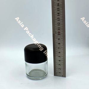 Deadly Ship 20 30 60 Dram Frascos de Vidrio Transparente con Tapas de Plástico Negras a Prueba de Niños, Serigrafiados, para Pre-Rolls y Cosméticos, 180ml - Product Image 2