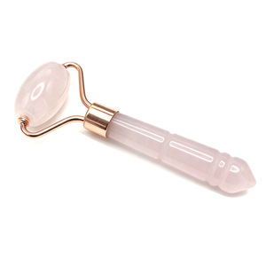 Rouleau de massage en pierre de <span class=keywords><strong>yoga</strong></span>, outil de beauté manuel en quartz naturel pour le lifting du <span class=keywords><strong>visage</strong></span> et le massage des yeux, dispositif de massage facial - Product Image 1