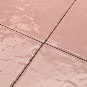 Piastrella Rosa Fiji 15 X 15 Cm 8,5 Mm Lucida con Bordi Irregolari - Product Image 5