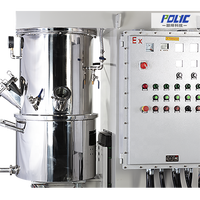 Mélangeur planétaire double Chine Polyc 500L, machine de dispersion pour peinture, mélangeur planétaire pour adhésif, silicone, mastic