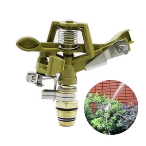 Aspersor rotativo de latón para riego de jardín, brazo oscilante de 1/2 pulgadas para agricultura