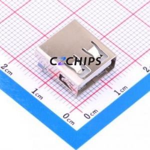 USB90-06-T2-W USB Connector Bent Lead Through Hole Connector Type-A USB 2.0 Female Right Angle Insert - Product Image 2