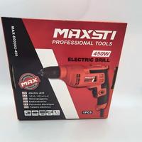 Perceuse électrique professionnelle MAXSTI 450W, multifonction, robuste et durable, tournevis, outil de perçage manuel, utilisation DIY pour le bois et le métal