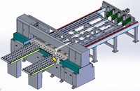Machine de découpe automatique CNC pour tôles d'aluminium, scie pour plaques d'aluminium