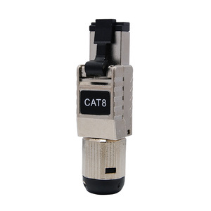 <span class=keywords><strong>หัว</strong></span>คริสตัล50U CAT7 CAT6A ปราศจากแรงกดดัน RJ45<span class=keywords><strong>หัว</strong></span>คริสตัลชุบทองและนำกลับมาใช้ใหม่ได้ - Product Image 5