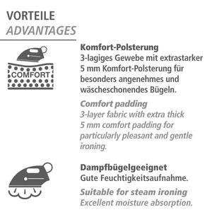 WENKO Bügeltischbezug Comfort M 125x40cm azul Flores - Product Image 4