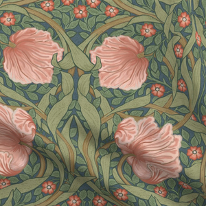 Vải voan in họa tiết hoa lá phong cách Victoria cổ điển Pimpernel Floral dùng may váy - Product Image 5