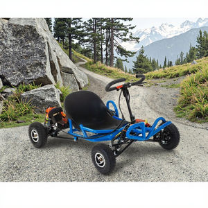 Kart électrique quatre roues édition rouge très populaire pour adultes, idéal pour les loisirs en extérieur, avec transmission par chaîne, pour le drift et les excursions transfrontalières. - Product Image 2