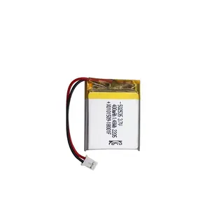 502535 400mAh 3.7v shared bicycle lithium battery rechargeable li polymer battery for GPS, locator, driving recorder, IoT card