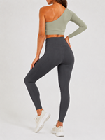 Leggings de course taille haute avec poches latérales, réfléchissants, effet ventre plat, pour entraînement, gym, yoga, pantalons de sport compressifs pour femmes