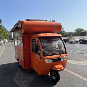 Tricycle électrique cargo homologué pour la route, carrosserie fermée, petit chariot à hot-dogs, chariot à pizzas, chariot à snacks, chariot à café, cuisine <span class=keywords><strong>mobile</strong></span>, camion à glaces, en vente - Product Image 5