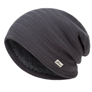 Phụ Nữ Của Mùa Đông Lông Cừu Lót Beanies Thời Trang Skull Cap Cho Thời Tiết Lạnh Mũ Ấm Áp Cho Nam Giới Và Phụ Nữ - Product Image 3