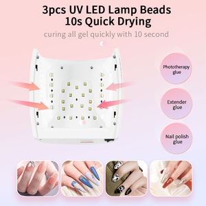 Séchoir à ongles et accessoires sans fil rechargeable 66w avec logo personnalisé à prix abordable <span class=keywords><strong>lampe</strong></span> à ongles <span class=keywords><strong>LED</strong></span> UV à lumière rouge pour salon de manucure - Product Image 6