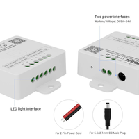 Contrôleur LED Wi-Fi SP531E SP532E SP533E SP534E SP535E avec variateur CCT RGB RGBW RGBCCT DC5V-24V, compatible Alexa Google Home et application 2.4G pour streaming