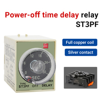 Relais de temporisation de mise sous tension série ST3P ST3P A-A/B/C/D/E/F/G (AC 380V 220V 110V DC 24V) Temporisation de mise sous tension avec base 8 broches