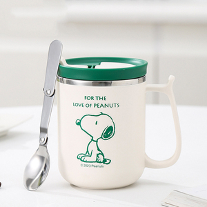 Mug à café Snoopys en acier inoxydable 304, double paroi, isotherme, pour le bureau, le thé, l'eau, cadeau pour couples - Product Image 5