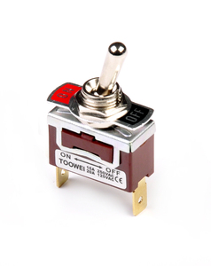 Interrupteur à bascule robuste à un seul pôle à connexion rapide TOOWEI - Product Image 2