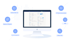 Uc200 Pro IP PBX cho các doanh nghiệp vừa và nhỏ, hỗ trợ người dùng 60sip và 15 giao diện calls2 FXS và 2 FXO đồng thời - Product Image 6