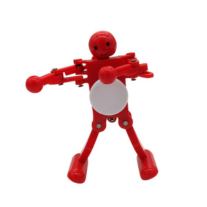 Robot de juguete de plástico para niños, divertido, con función de reloj, de cuerda, que camina y baila, venta al por mayor - Product Image 3