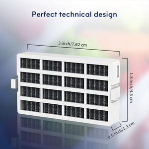 Mulinello W10311524/W10315189/W10335147 sostituzione filtro Hepa carbone attivo fresco per frigorifero per auto e rv - Product Image 3