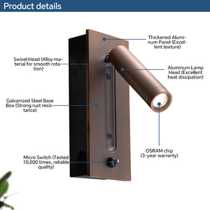 <span class=keywords><strong>Lampe</strong></span> murale accordéon pliable nordique avec interrupteur, design LED, <span class=keywords><strong>lampe</strong></span> murale de chevet pour chambre à coucher, décoration intérieure - Product Image 3