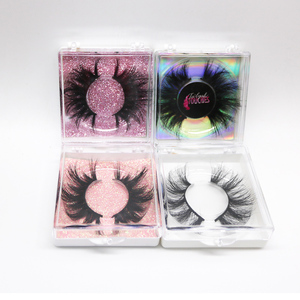 10pcs Wholesale Square False <strong>Eyelash</strong> Packaging Box <strong>Custom</strong> Your Logo Fake <strong>3d</strong> <strong>Mink</strong> <strong>Eyelashes</strong> Boxes Faux Cils Lash Strip <strong>Case</strong> Empty - Product Image 3