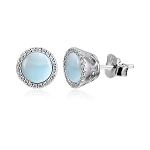 Gli eleganti <span class=keywords><strong>orecchini</strong></span> in <span class=keywords><strong>opale</strong></span> in argento Sterling 925 <span class=keywords><strong>con</strong></span> colori audaci giocano per un aspetto straordinario e alla moda - Product Image 1