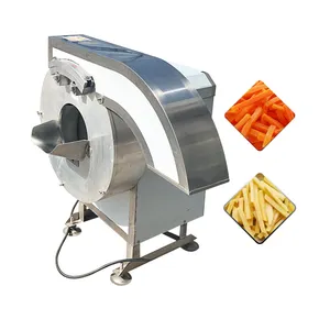Commercial Automatic Vegetable Carrot Cutter Cassava Stick Slicer French Fries Shredder Sweet Potato Chips Cutting Machine Price