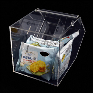 Supermarket Store Retail candy dispenser acrylic organizer candy acrylic box factory food dispenser bin supplies