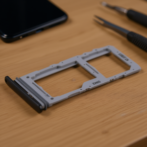 ถาดใส่ซิมการ์ดและไมโครเอสดีการ์ดสำหรับ Samsung Galaxy S20 Ultra 5G สีเทา อะไหล่ทดแทน - Product Image 3