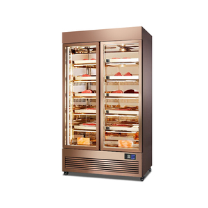 Nhiệt độ duy nhất thịt bò bít tết Xúc Xích ướt lão hóa mát thẳng đứng tủ lạnh hiển thị tủ đông cửa kính quạt không khí làm mát thịt - Product Image 1