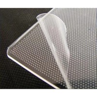 Plaque diffuseur de lumière LED ultra-mince en acrylique transparent découpé au laser en PMMA pour boîte lumineuse