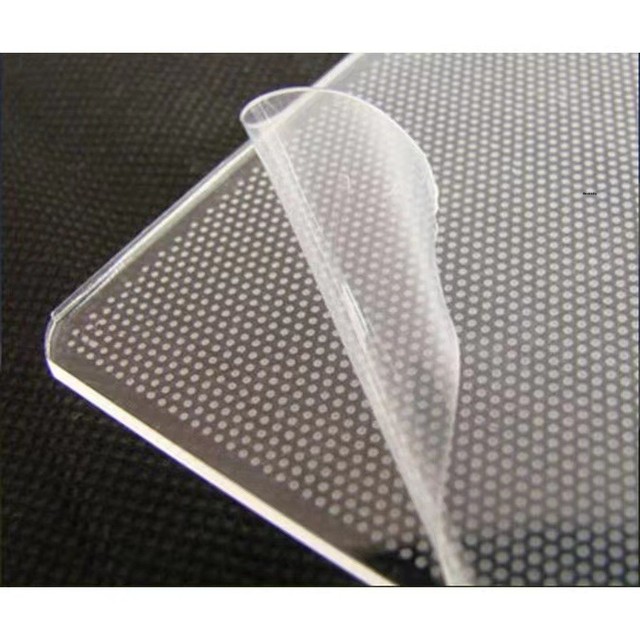 PMMA Material Laser Cutting Transparent Acrylic Dot Ultra-thin Light Box LED Light Guide Plate Backlight Board Diffuser Plate
