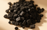 Catalyseur à base de charbon en bois noir de haute qualité Charbon actif au palladium Coque de noix de coco Charbon actif pour produits chimiques en papier