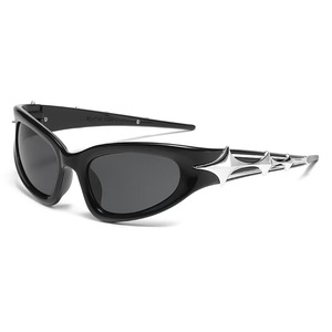 Cyberpunk Future Technology All-Match Lunettes de soleil UV400 Lentilles Cyclisme Miroir Y2K Millennium Spice Girls Mode Sensorielle Sensorielle - Product Image 6