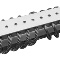 Isolateur de câble métallique en acier inoxydable pour applications aérospatiales, capteurs, antennes, lanceurs, moteurs, remorques, machines-outils et accessoires